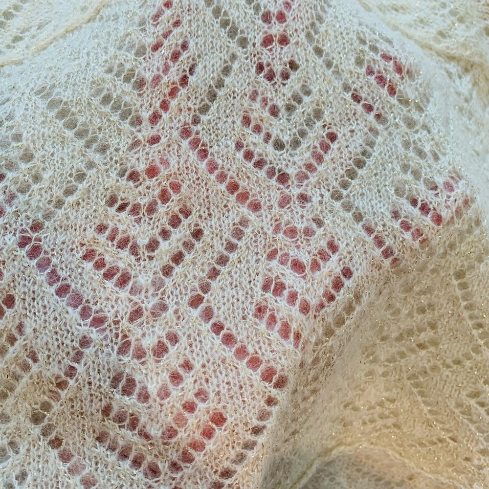 Heart Moon Star mohair/nylon/acrylic/lurex Sweater - Picture 6 of 7